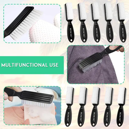 Miniatura 7 de NICEMOVIC 10 cepillos de uñas para limpiar las uñas, cepillo limpiador de uñas con agarre de mango, cepillo limpiador de uñas de mano, herramientas