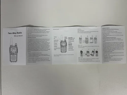 Miniatura 9 de Walkie Talkies para adultos de largo alcance, Walkie Talkie recargable, 22 canales FRS, radios bidireccionales con reducción de ruido, ajuste