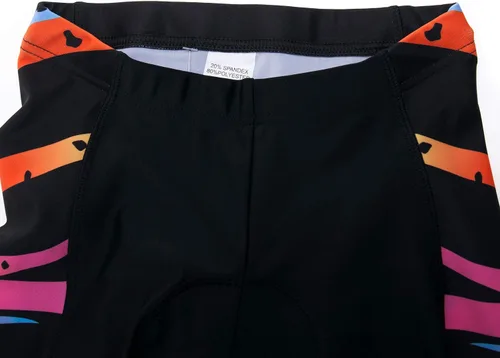 Miniatura 56 de Camiseta de ciclismo para mujer, manga corta y pantalones cortos de ciclismo acolchados para verano