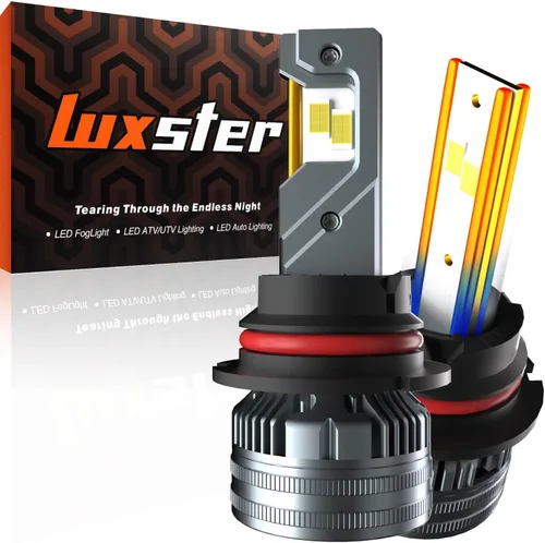 Miniatura 11 de LUXSTER Bombillas LED H1 Punisher, adaptadores H1 incluidos, 40,000LM ultra brillantes, instalación Plug-N-Play, bombillas para luces antiniebla