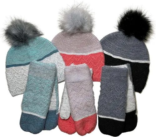 Miniatura 3 de VIA BY SKL STYLE Women's Recycled Knit Mittens