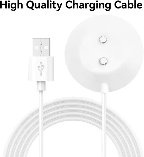 Miniatura 3 de FitTurn Paquete de 2 cargadores magnéticos para masajeadores de rosas, cable de carga USB, estación base de cable