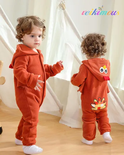 Miniatura 4 de veikimous Animals Baby Clothes 1st Christmas Baby Girls Outfits Infant Boy Romper Bodysuit Winter Toddler Clothing Sets