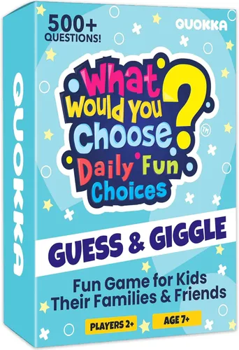 Miniatura 14 de QUOKKA Juego de Mesa para Niños de 8-12 Años - Edición Original - Juego de Cartas Familiar para Niños de 5-8 Años - ¿Qué Eligirías? ¿Prefieren