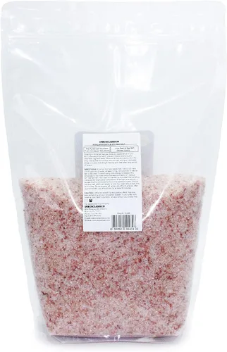 Sal marina de baño y spa rosa del Himalaya pura y natural, 5 libras de grano grueso medio de 1 ~ 0.118 in..