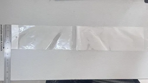 Miniatura 5 de PABCK Paquete de 100 bolsas de embalaje transparentes autoadhesivas para cabello lacio con agujero para colgar, almacenamiento de pelucas, cuidado
