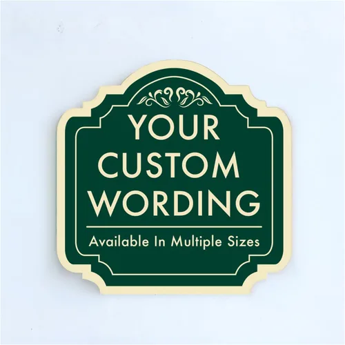 Miniatura 36 de SPEEDYORDERS Letreros metálicos personalizados, letreros de aluminio personalizados, 36 x 24 pulgadas, plata cepillada, palabras y citas, decoración