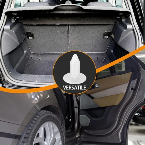 Miniatura 4 de 210 piezas de clips de sujeción para parachoques de coche, clips de sujeción de 1" para parachoques de coche para barrera de vapor, clips
