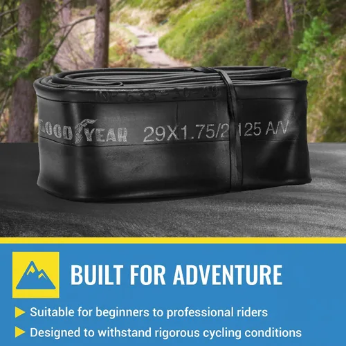 Miniatura 5 de Tubo de Bicicleta Goodyear con Goma de Butilo - Tubos de Bicicleta Confiables para Ciclismo Premium