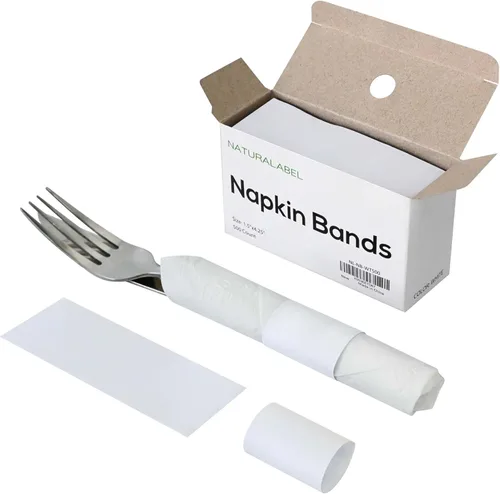 Miniatura 11 de NATURALABEL 500 servilleteros de papel con caja, servilletas autoadhesivas, para comidas familiares, fiestas de cumpleaños, bodas, celebraciones
