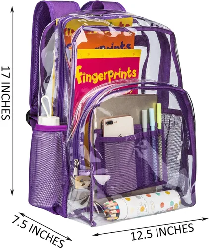 Miniatura 2 de Vorspack Mochila transparente de PVC resistente