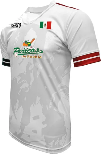 Miniatura 2 de Jersey México Pericos de Puebla 100% Poliéster BlancoGris_Hecho en México