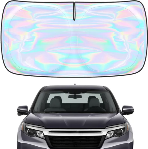 Miniatura 47 de Parasol para parabrisas Rivian R1S R1T 2022-2026 – Parasol compatible con Rivian R1S R1T plegable para ventana delantera, protector de visera solar