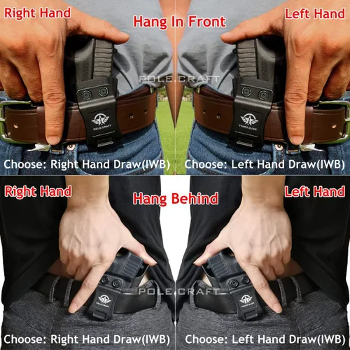 Miniatura 8 de Funda para Sig P226 IWB / OWB Kydex: Sig Sauer P226 de tamaño completo de 4.4'' de cañón - Portador oculto en la cintura interior / Portador