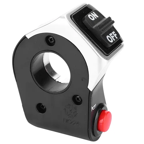 Miniatura 2 de Interruptor de manillar, interruptor de bocina de faros delanteros 2 en 1 para scooter de montaña, interruptor de bocina de luz de monopatín