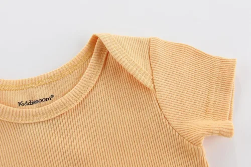 Miniatura 43 de Kiddiezoom Mameluco unisex de algodón de una pieza para bebé recién nacido, 5