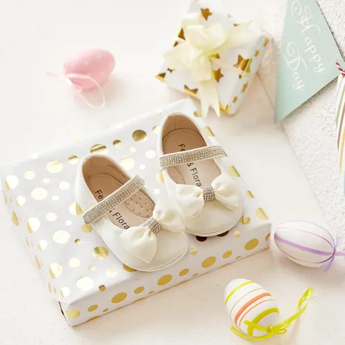 Miniatura 108 de Felix & Flora Zapatos de bebé de suela suave - Zapatos de bebé para caminar, mocasines, suela de goma, zapatos de cuna