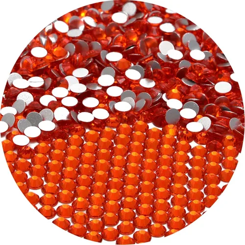 Miniatura 41 de NCB 288 diamantes de imitación de cristal redondos para arte de uñas, con parte trasera plana, para hacer accesorios de bricolaje, zapatos, ropa