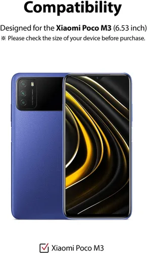 Miniatura 2 de Ringke Protector de pantalla invisible diseñado para Xiaomi Poco M3 Protector de pantalla Ultimate Clear Shield, calidad de alta definición (HD)