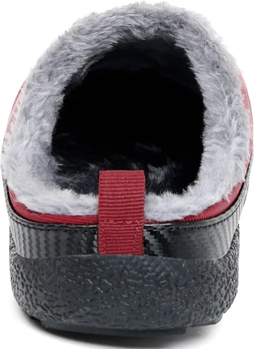 Miniatura 3 de Eagsouni - Pantuflas de casa para hombre con forro de piel para invierno