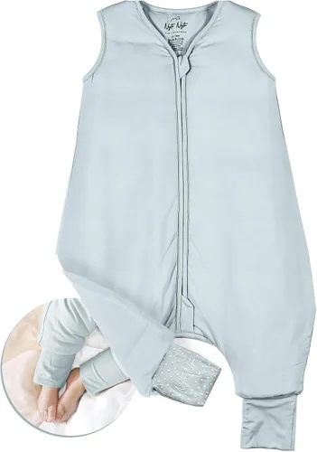 Miniatura 27 de Sleeveless Soft Baby & Toddler Sleeping Sack, Breathable with Adjustable Feet Cuffs & Anti-Slip Grip Gris