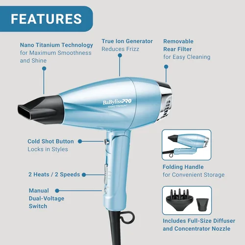 Miniatura 6 de BaBylissPRO 1 1/4" Digital Ionic Flat Iron, Hair Straightener, Shorter Plates