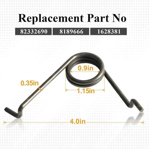 Miniatura 3 de FUSCH 2 piezas de muelle de retorno para pedal de embrague nuevo, compatible con Volvo, Kenworth, camión, Reemplazo#: 82332690
