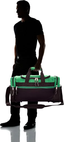 Miniatura 86 de Bolsa de lona, de DALIX, para el gimnasio, para viajar, 17 pulgadas