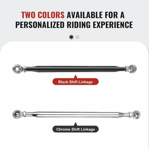 Miniatura 6 de Varilla de palanca de cambios ajustable negra para Harley Touring Electra Glide para Street Glide, varillaje de palanca de cambios de motocicleta