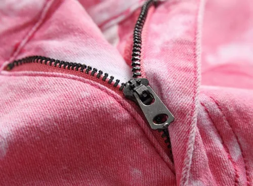 Miniatura 97 de Baylvn - Pantalones de mezclilla entallados y estampados para hombre con corte recto