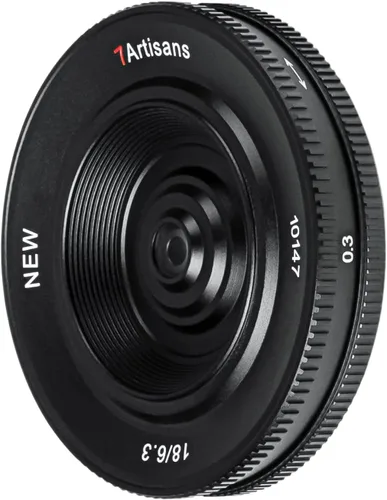 7artisans Lente de 0.709 in F6.3 Mark Ⅱ MFT M4/3 Lente de cámaras compactas sin espejo APS-C Prime para Panasonic GF1 GF2 GF3 GF5 GF6 GF7 GF8 GF9 G1
