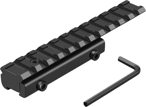 LONSEL Adaptador de riel de cola de milano a Picatinny de 11 mm a 21 mm - Montura de conversión de riel elevador de mira de perfil bajo - Montura