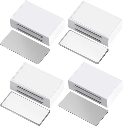 Miniatura 10 de Jiayi - Imanes adhesivos para puerta de gabinete, paquete de 4 cierres magnéticos para puerta de gabinete, cierre magnético adhesivo para gabinete