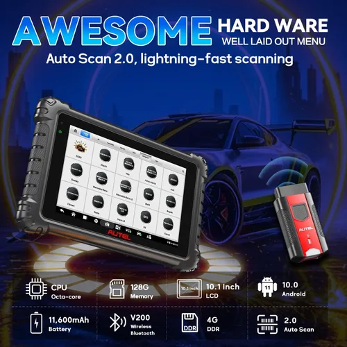 Miniatura 9 de Autel Escáner MaxiSys MS906MAX, versión actualizada de Ms906Pro, herramienta de escaneo superior, herramienta de diagnóstico bidireccional