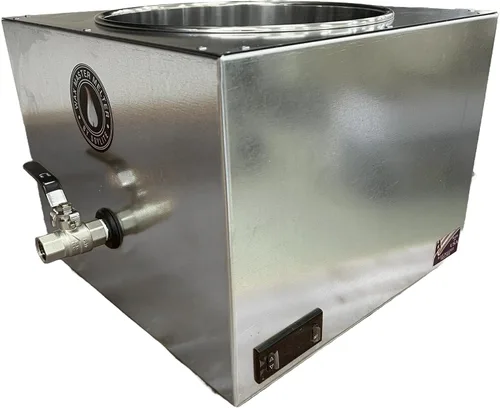 Derretidor de cera para hacer velas, cera de acero inoxidable y fusión de jabón, capacidad de 3 galones, fundidor para cualquier tipo de ceras de