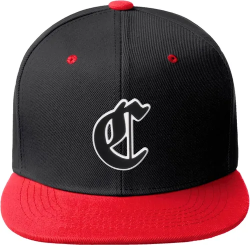 Miniatura 842 de Daxton Gorra clásica con visera de billete plano con letras del alfabeto inglés antiguo de la A a la Z