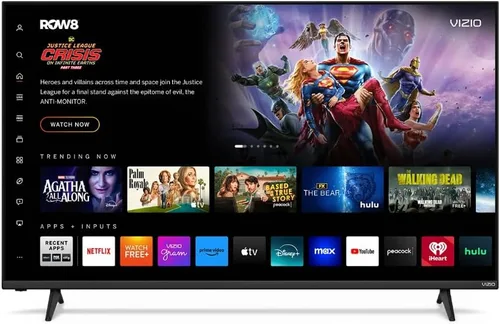 VIZIO Smart TV 4K UHD QLED de 55 pulgadas con Dolby Vision HDR, Wi-Fi 6, HDMI 2.1, Bluetooth, compatible con Alexa y Apple AirPlay (VQD55M-0804)
