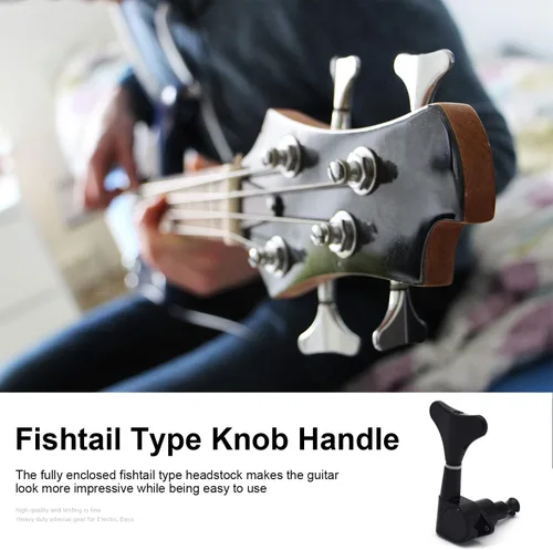 Miniatura 6 de MAXCHEER Afinadores de Guitarra y Bajo, Clavijas de Afinación de Guitarra Bajo, Clavijero Sellado de Relación, Repuesto de Cabezal de Máquina