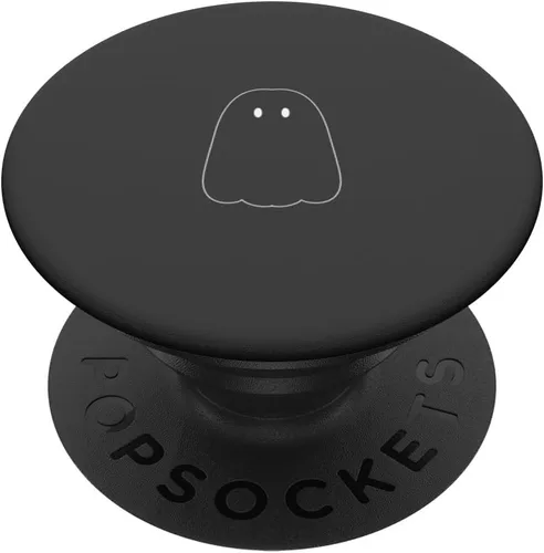 Lindo fantasma de Halloween antracita PopSockets intercambiables PopGrip