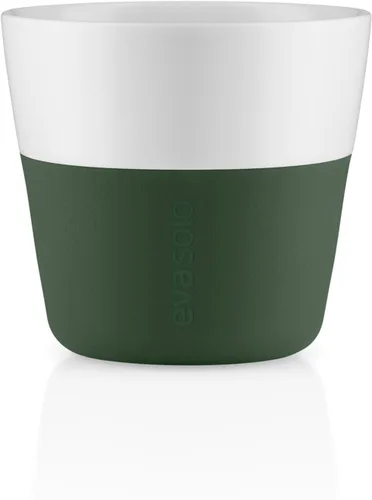 Miniatura 5 de Eva Solo 2 Tazas Tumbler de Espresso Tazas de Café Tumbler de Porcelana de 3 oz con Agarre Recubierto de Silicona Diseño Danés, Funcionalidad