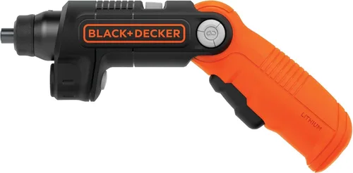 Miniatura 3 de BLACK+DECKER Destornillador inalámbrico con luz LED de 4V MAX, destornillador eléctrico con juego de 2 puntas (BDCSFL20C)