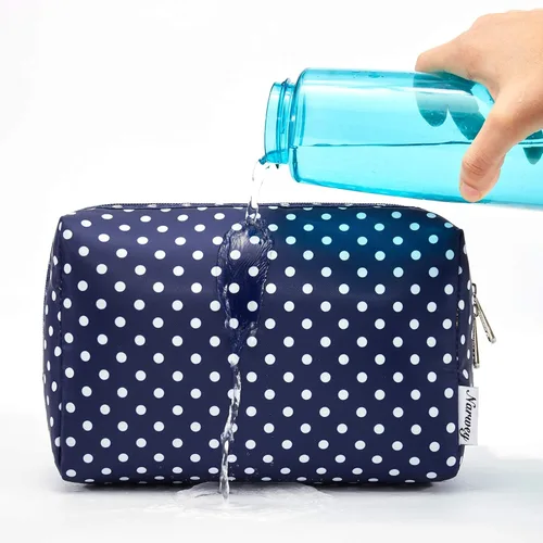 Miniatura 4 de Narwey Bolsa de Maquillaje Bonita de Viaje Organizadora de Cosméticos Bolsa de Aseo Bolsas de Maquillaje con Compartimentos para Mujeres y Niñas