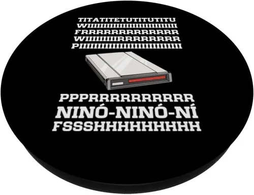 Miniatura 2 de Nostalgia de los años 90 Retro 90s Dial Up Internet Vintage PopSockets intercambiables PopGrip
