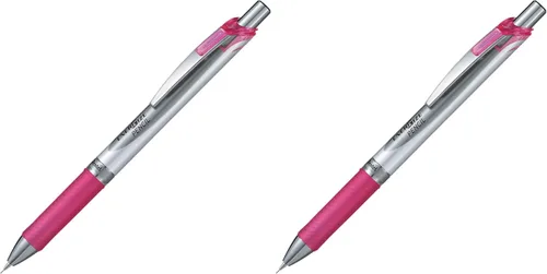 Miniatura 4 de Pentel Lápiz mecánico, Energize, 0.020 in, blanco perla y negro (PL75-AW)