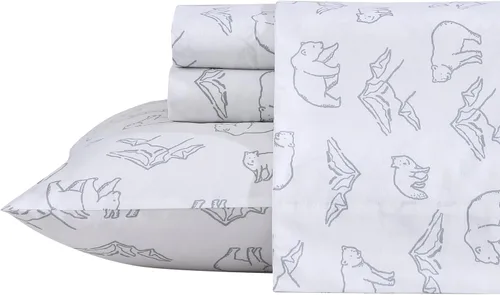 Miniatura 33 de Eddie Bauer - Juego de ropa de cama de percal de algodón, decoración fresca y elegante para el hogar, sábanas de tamaño King