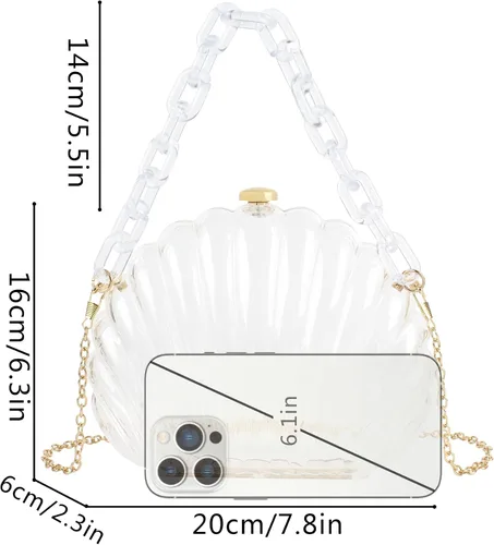 Miniatura 7 de Mini bolso cruzado con asa superior para mujer