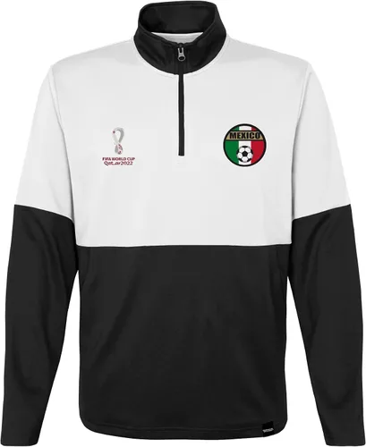Outerstuff International Soccer para hombres, sudadera con media cremallera 1/4 del Mundial de la FIFA del país