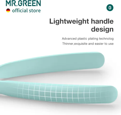Miniatura 5 de MR.GREEN Cortaúñas de Acero Inoxidable para Uñas Encarnadas, Cortador de Uñas Gruesas y Duras, Herramientas para Manicura y Pedicura (Verde)
