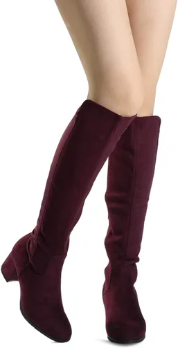 Miniatura 5 de DREAM PAIRS Botas a la rodilla, de tacón alto, para mujer