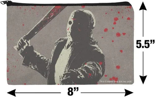 Miniatura 4 de GRAPHICS & MORE Friday the 13th Jason - Bolsa organizadora de maquillaje con personajes